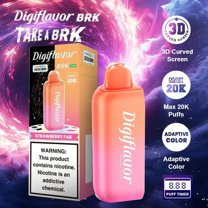 Geek Bar Digi Flavor 20K BRK Pod