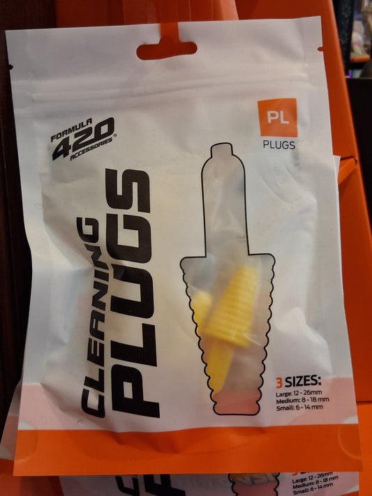 420 Cleaner Cleaning Plugs - Silicone Stoppers for Pipes & Bongs