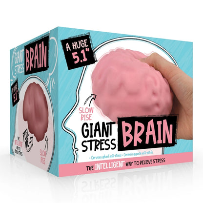Giant Brain Stress Ball - Large Squishy Toy