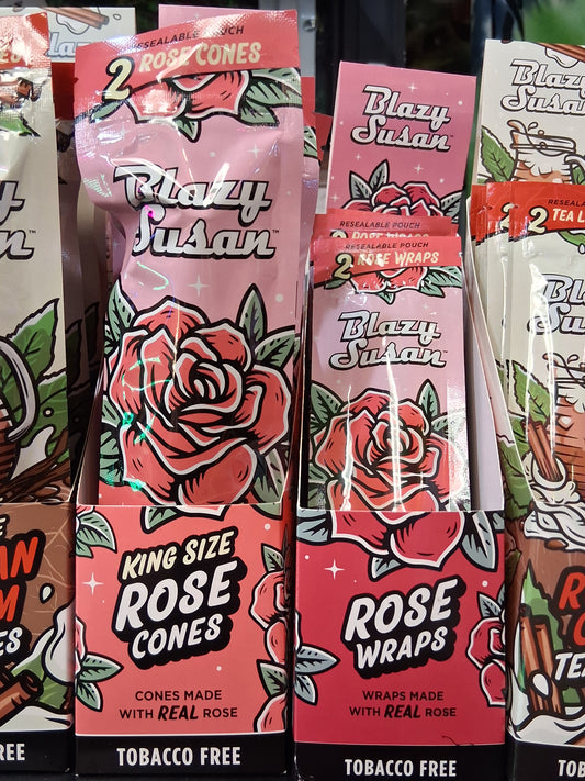 Blazy Susan King Size Tea Leaf Cones - 2 Pack Natural Wraps