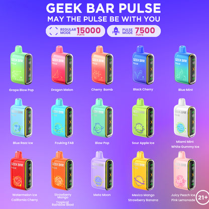 geek bar pulse 50g/ml disposable