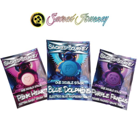 Sacred Journey X Euphoric Hippyflip Tablets - Double Stack Blue Dolphins