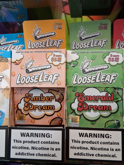 Looseleaf Wraps - Flavored Tobacco Wraps