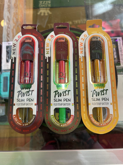 Ooze Twist Slim 510 Battery Pen - Variable Voltage Vape